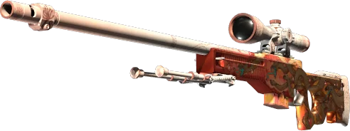 Снайперский скин AWP Desert Hydra CS2 с золотым змеиным узором