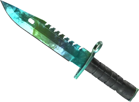 Нож M9 Bayonet Gamma Doppler CS2 с изумрудно-зелёной раскраской