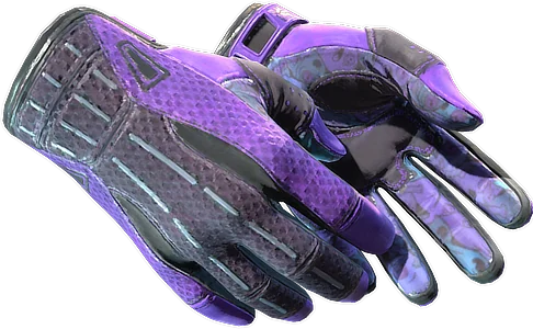 Скин перчаток Sport Gloves Pandoras Box CS2 с фиолетовым фактурным узором